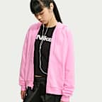 Sudadera con gorro de cierre completo para mujer Nike Studio Fleece Lightweight