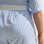 Nike Sportswear Chill Poplin Women's Loose Mid-Rise Striped Shorts (Plus Size)