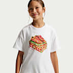Playera para niños talla grande Nike Sportswear