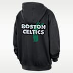 Pánská mikina Jordan NBA Club Premium Boston Celtics Courtside s kapucí