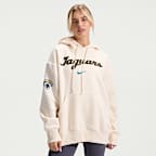 Sudadera con gorro sin cierre Nike de la NFL oversized para mujer Jacksonville Jaguars Rivalries Collection Phoenix