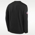 San Francisco 49ers Rivalries Collection Sideline Legend Big Kids' Nike Dri-FIT NFL Long-Sleeve T-Shirt