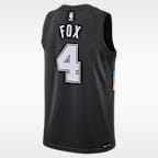 De'Aaron Fox San Antonio Spurs City Edition Men's Nike NBA Swingman Jersey