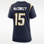 Ladd McConkey Los Angeles Chargers Women’s Nike NFL Game Jersey