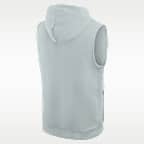 Sudadera con gorro sin cierre sin mangas Nike Dri-FIT de la NFL para hombre Detroit Lions Rivalries Collection Sideline