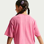 Haut à manches courtes Dri-FIT Nike One Relaxed pour ado (fille)