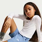 Shorts de tejido Knit de 15 cm para niños talla grande Nike Sportswear Club