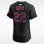 Jersey Nike Dri-FIT ADV de la MLB Elite para hombre Juan Soto New York Mets