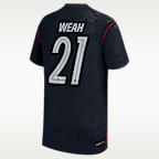 Timothy Weah USMNT 2026 Match Away Big Kids' Nike Dri-FIT ADV Soccer Jersey