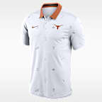Polo universitario Texas Vapor Pattern para hombre con tecnología Nike Dri-FIT