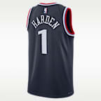 James Harden LA Clippers Swingman Icon Edition Men's Nike Dri-FIT NBA Jersey