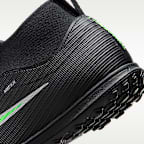 Tacos de futbol para pasto sintético (turf) de corte high para niños grandes Nike Jr. Mercurial Superfly 11 Academy