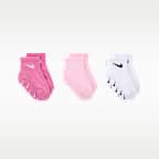 Calcetines al tobillo para bebé/infantiles Nike Gripper (3 pares)