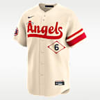 Jersey Nike Dri-FIT ADV de la MLB Limited para hombre Anthony Rendon Los Angeles Angels City Connect