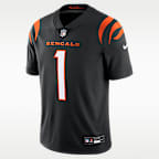 Jersey de fútbol americano Nike Dri-FIT de la NFL Limited para hombre Ja'Marr Chase Cincinnati Bengals