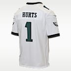 Jalen Hurts Philadelphia Eagles Big Kids' Game Jersey