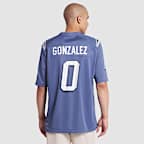 Christian Gonzalez New England Patriots Rivalries Collection Men’s Nike NFL Game Jersey