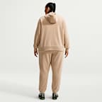 Sudadera con gorro de cierre completo para mujer Nike Sportswear Club Fleece (talla grande)