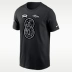 Playera Nike de la NFL para hombre Lamar Jackson Baltimore Ravens Salute to Service