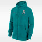 Seattle Mariners Lockup Men's Nike MLB Full-Zip Hoodie