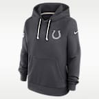 Sudadera con gorro sin cierre Nike Dri-FIT de la NFL para mujer Indianapolis Colts Rivalries Collection Sideline