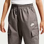 Pants cargo de tejido Woven para niños talla grande Nike Sportswear Club