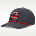 Georgia Legacy Letter Rise Men's Nike Dri-FIT College A-Frame Adjustable Hat