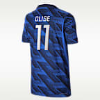 Michael Olise France National Team 2026 Match Home Big Kids' Nike Dri-FIT ADV Soccer Jersey
