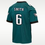 Devonta Smith Philadelphia Eagles Big Kids' Game Jersey