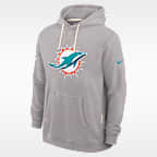 Sudadera con gorro sin cierre Nike Dri-FIT de la NFL para hombre Miami Dolphins Initial Home Sideline