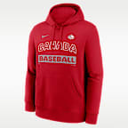Canada National Baseball Team 2026 World Baseball Classic Club Men's Nike Pullover Hoodie