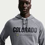 Colorado Buffaloes Nike NCAA Men's Basketball Coaches' Pullover Hoodie