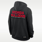 Georgia Sideline Men's Nike Dri-FIT College Full-Zip Hoodie