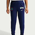 FC Barcelona Strike Third Nike Dri-FIT Fußball-Trainingsanzug aus Strickmaterial (jüngere Kinder)