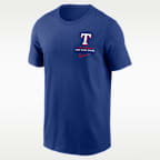 Texas Rangers 2-Hit Men's Nike MLB T-Shirt