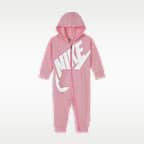 Coverall Nike med hel dragkedja för baby (0–12 mån)