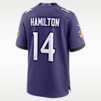 Kyle Hamilton Baltimore Ravens Men's Nike NFL Game Jersey