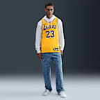 Jersey Nike Dri-FIT de la NBA Swingman para hombre Los Angeles Lakers Icon Edition