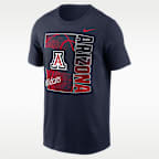 Playera universitaria Nike para hombre Arizona Basketball Refresh