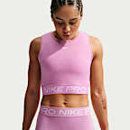 Camiseta de tirantes Dri-FIT cropped para mujer Nike Pro
