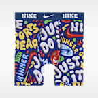 Ropa interior larga estampada Dri-FIT para niños talla grande (paquete de 2) Nike