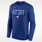 Toronto Blue Jays Authentic Collection Team Issue Men's Nike Dri-FIT MLB Long-Sleeve T-Shirt