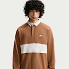 Playera de manga larga de rugby para hombre Nike Club