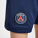 Paris Saint-Germain 2025/26 Stadium Home Younger Kids' Nike Football Replica 3-Piece Kit