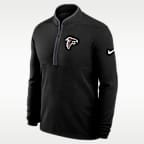 Atlanta Falcons Logo Victory Men's Nike Dri-FIT NFL 1/2-Zip Long-Sleeve Top