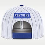 Kentucky Primetime Pin Stripe 2-Tone Men's Nike Dri-FIT College Adjustable Hat