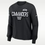 Washington Commanders Salute to Service Sideline Women's Nike Dri-FIT NFL Long-Sleeve T-Shirt