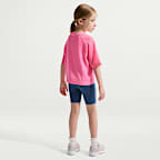 Conjunto de dos piezas de shorts de ciclismo Dri-FIT Easy Breezy para niños talla pequeña Nike