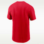 Playera de manga larga universitaria Nike Dri-FIT para hombre Georgia Sideline Slogan