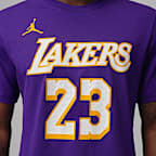 Playera Nike de la NBA para hombre Los Angeles Lakers Essentials Statement